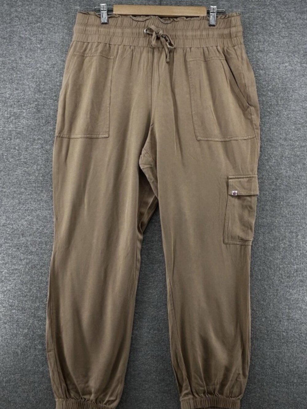 Juicy Couture Jogger Pants Women's SZ XL, Light Brown/ Tan Casual, CUTE!
